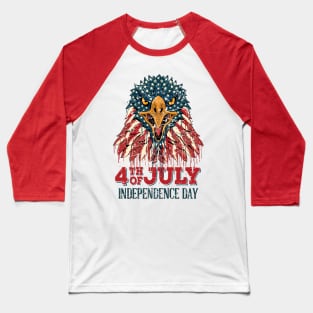 4th of July Independence Day Eagle Baseball T-Shirt